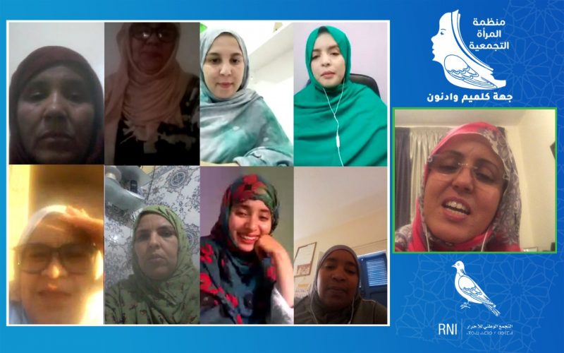 منظمة المرأة التجمعية لجهة كلميم وادنون تؤكد استعدادها للمساهمة في المجهود الوطني لمحاربة “كوفيد 19”
