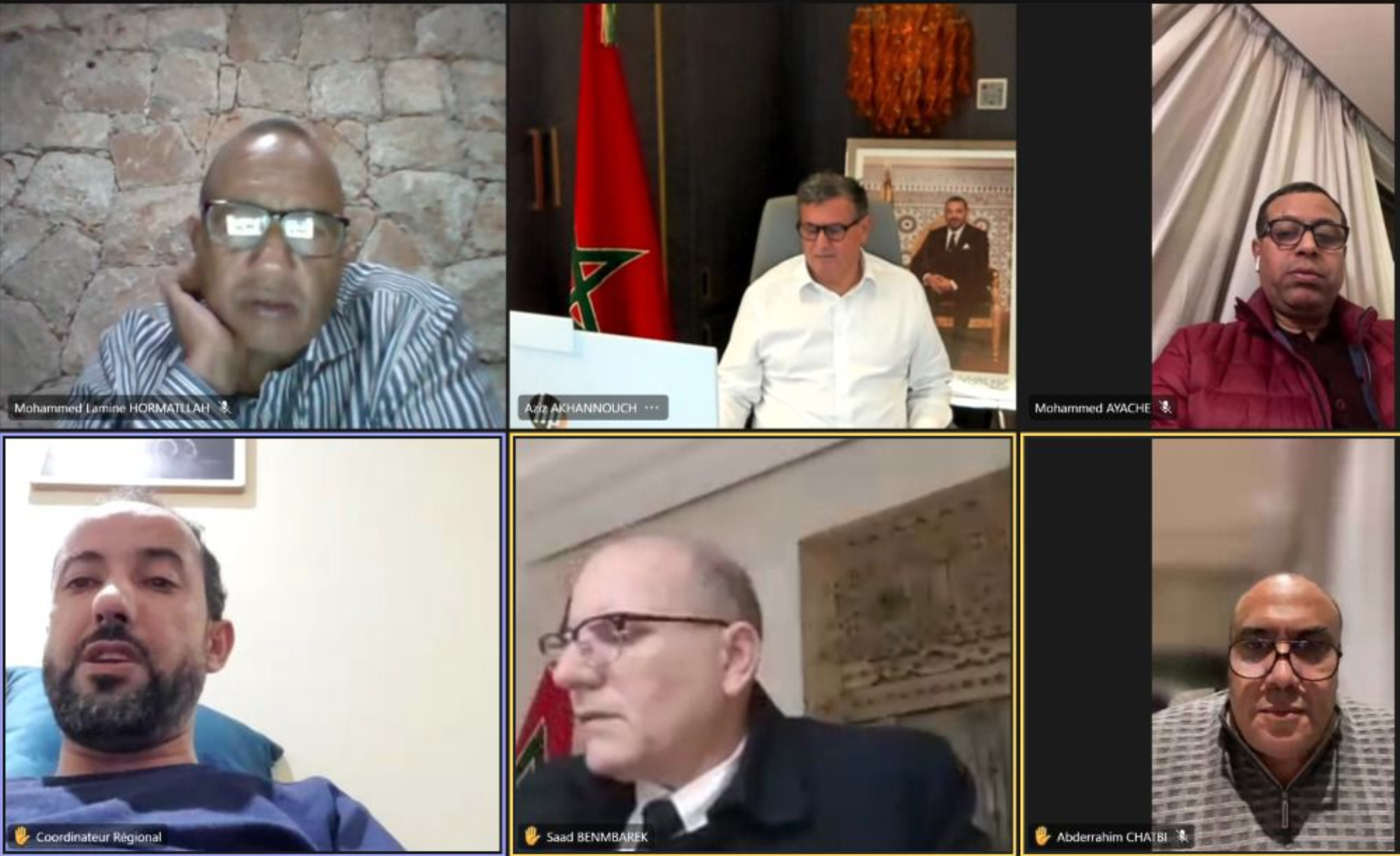 أخنوش يترأس اجتماعاً مع المنسقين الجهويين للتجمع الوطني للأحرار