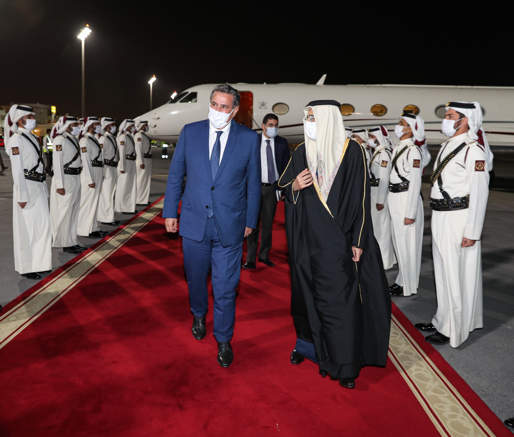 أخنوش يترأس إلى جانب رئيس مجلس الوزراء وزير الداخلية القطري أشغال الدورة الثامنة للجنة العليا المشتركة القطرية المغربية