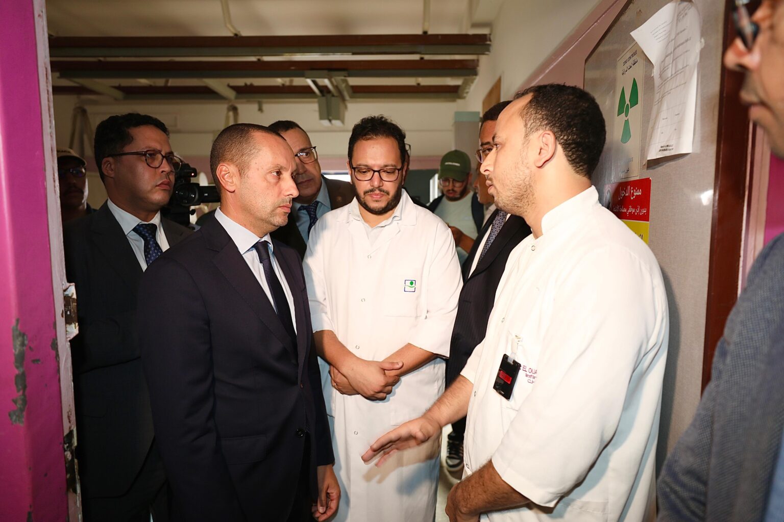  التهراوي يزور المركز الاستشفائي الجهوي الحسن الثاني بأكادير