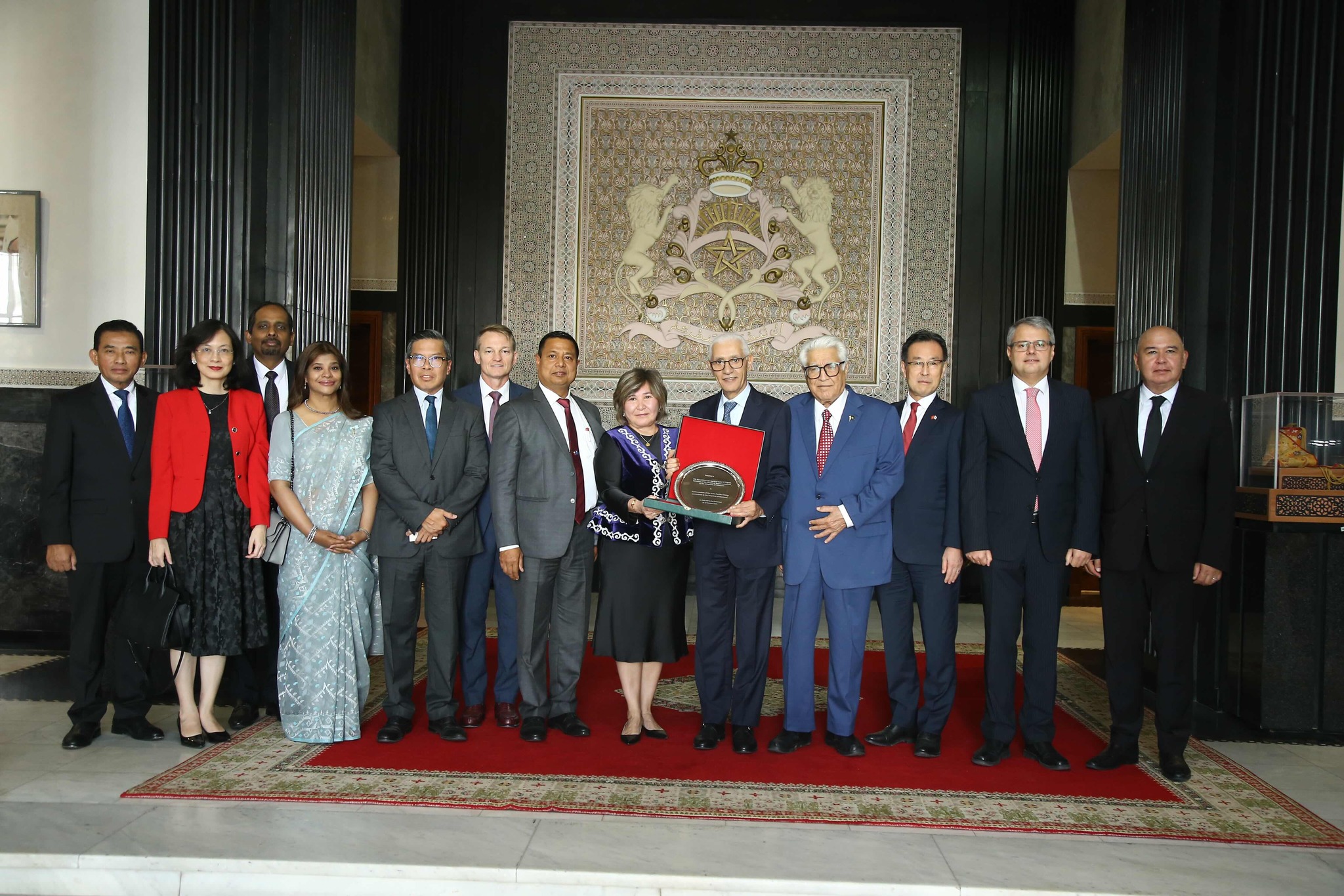 الطالبي العلمي يتباحث مع سفراء بلدان آسيا –المحيط الهادي المعتمدين بالمملكة