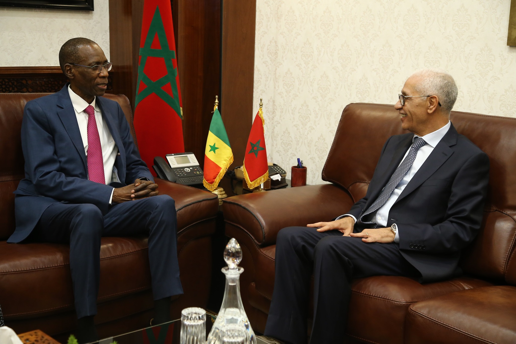 الطالبي العلمي يجري مباحثات مع وزير الشؤون الخارجية السنغالي