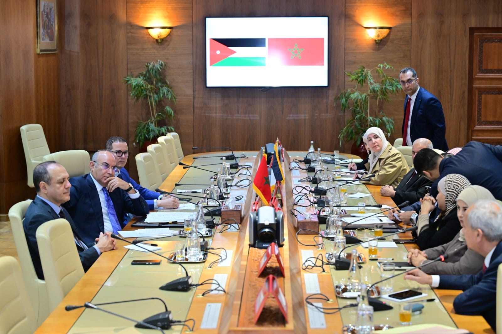 غيات يستقبل وفدا عن لجنة الطاقة والثروة المعدنية بمجلس النواب الأردني 